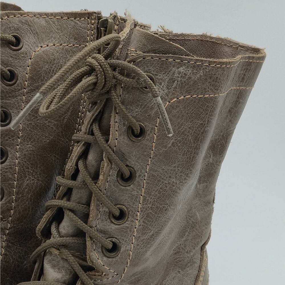 Steve Madden Women's Size 7.5 Troopa combat Boots Distressed Brown Leather - Picture 12 of 12